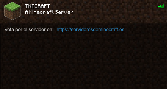TNTCRAFT Servidor de Minecraft - ServidoresDeMinecraft.ES
