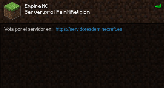 Empire MC Servidor de Minecraft - ServidoresDeMinecraft.ES