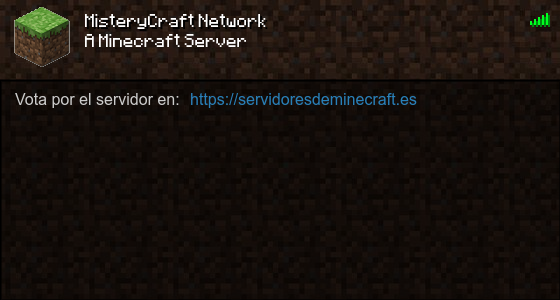MisteryCraft Network Servidor de Minecraft - ServidoresDeMinecraft.ES
